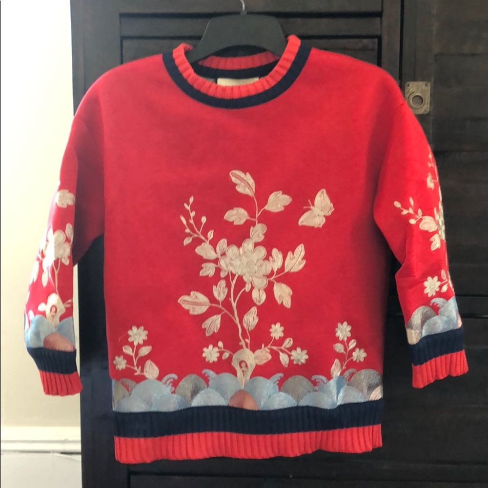 Gucci embroidered sweater